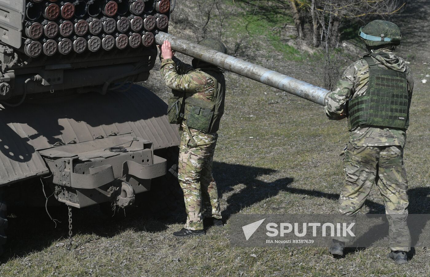 Russia Ukraine Military Operation Rocket Launchers