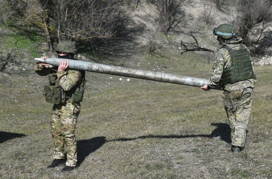 Russia Ukraine Military Operation Rocket Launchers