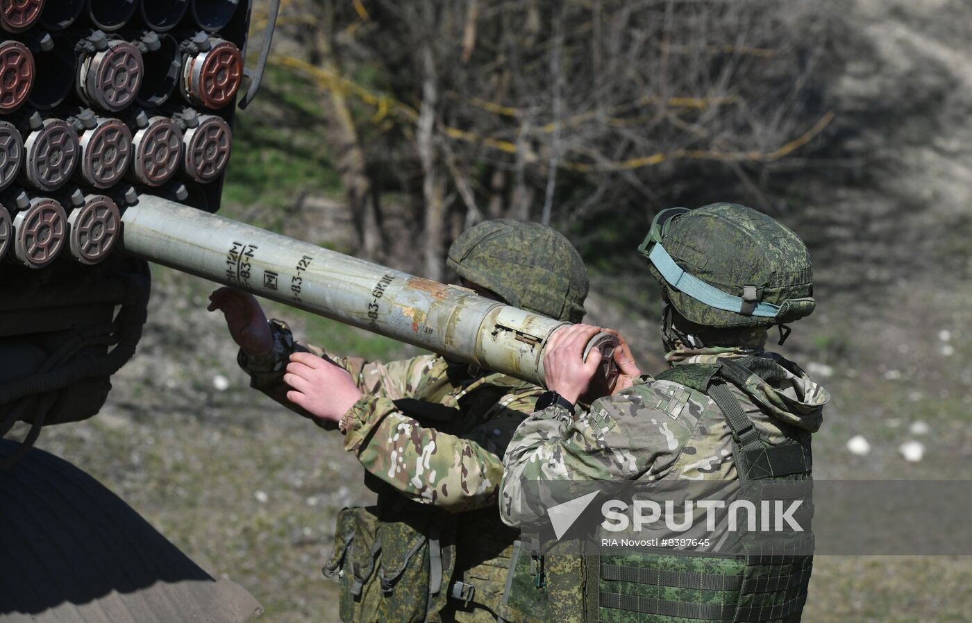 Russia Ukraine Military Operation Rocket Launchers