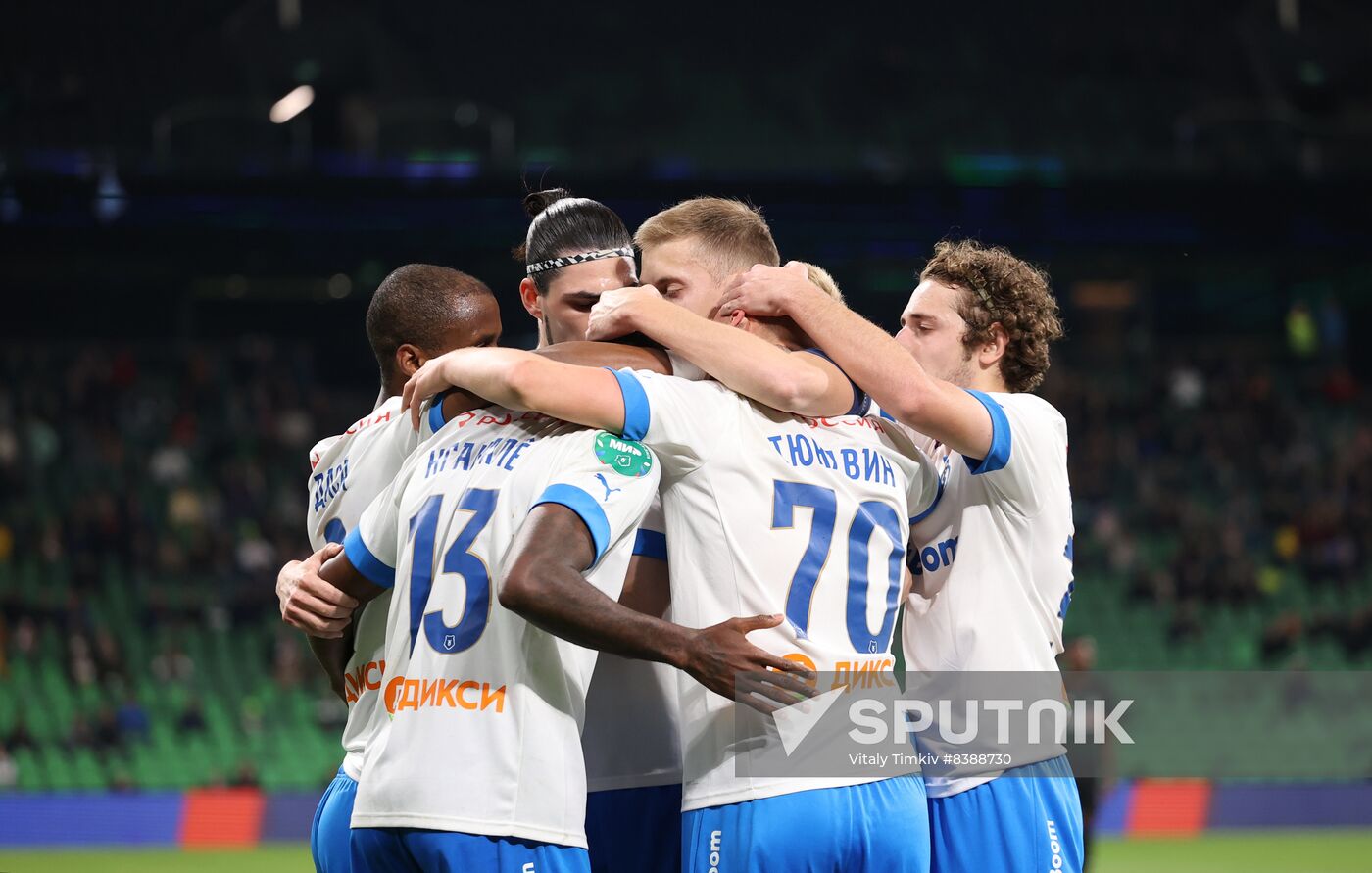 Russia Soccer Premier-League Krasnodar - Dynamo