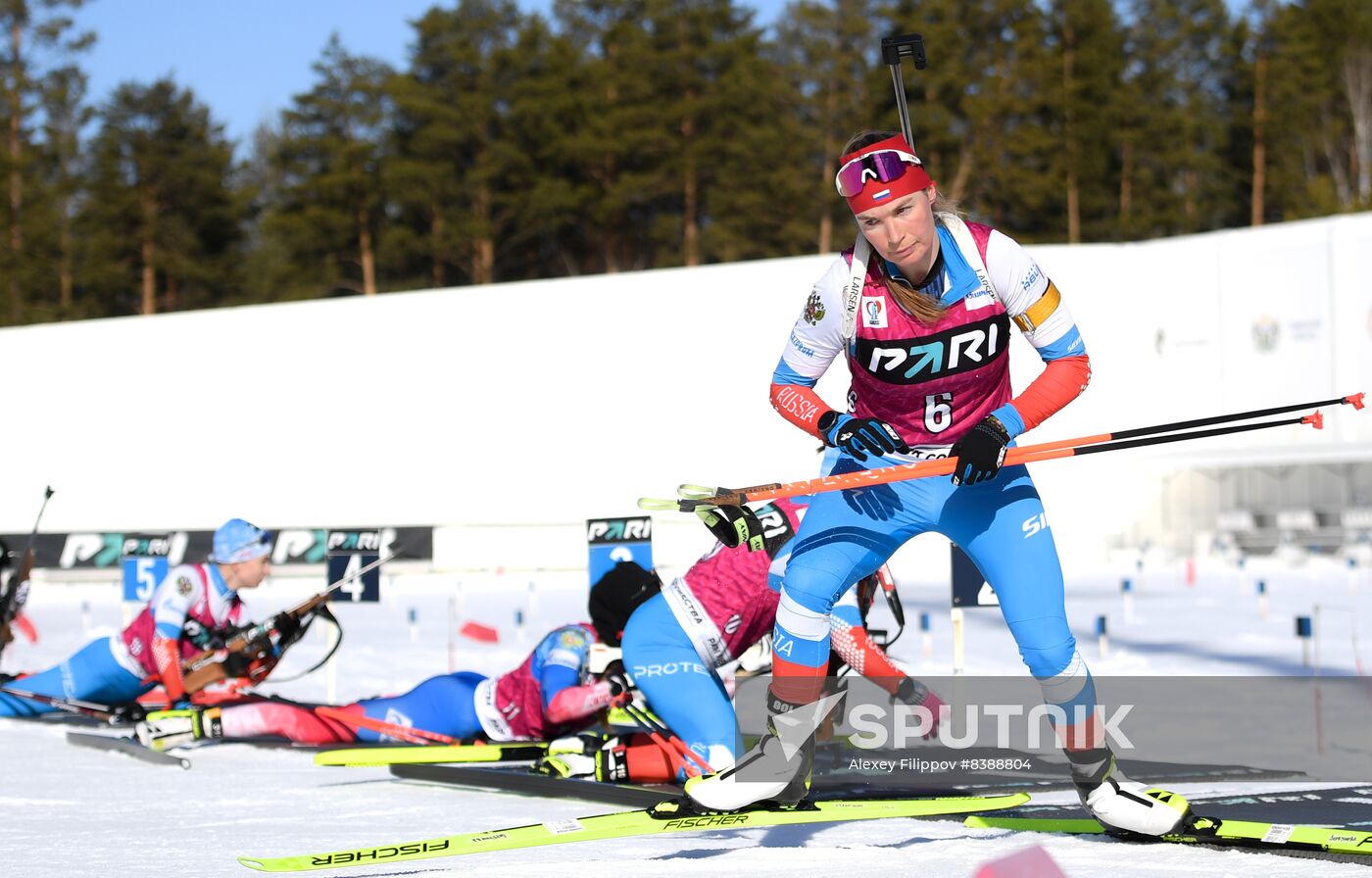 Russia Biathlon Commonwealth Cup Women