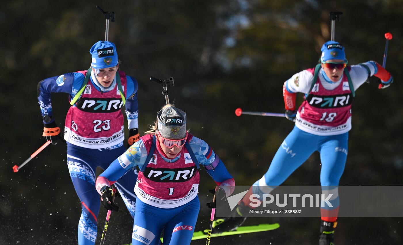 Russia Biathlon Commonwealth Cup Women