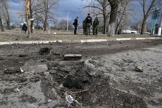 Russia Ukraine Military Operation Shelling