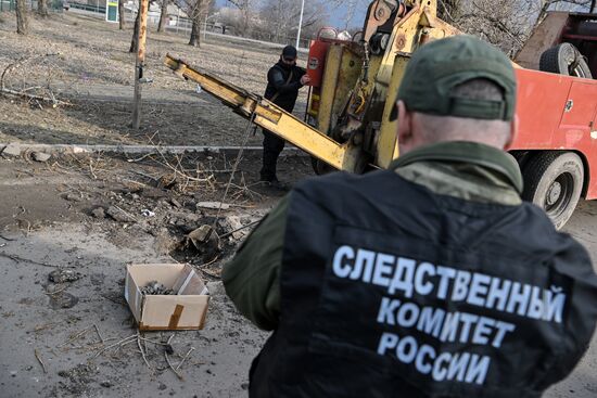 Russia Ukraine Military Operation Shelling