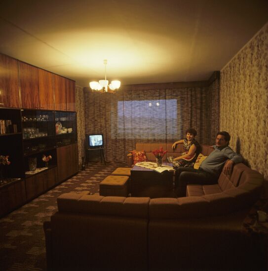 Iogansons in their living room