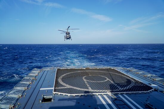 Indian Ocean Russia Naval Drills