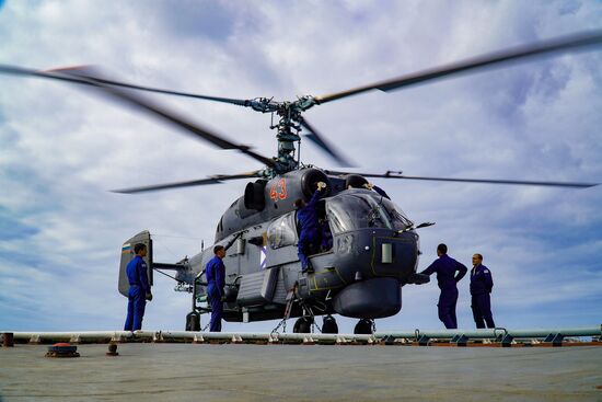 Indian Ocean Russia Naval Drills