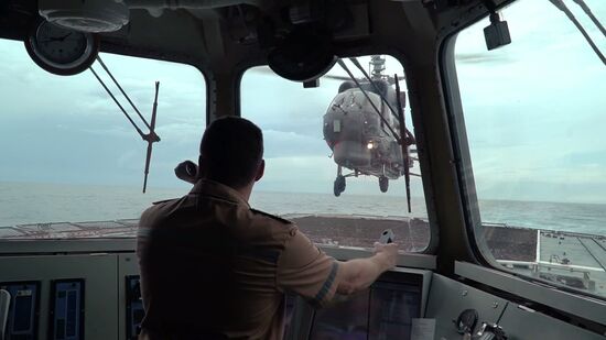 Indian Ocean Russia Naval Drills