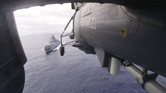 Indian Ocean Russia Naval Drills