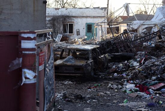 Russia Ukraine Military Operation Shelling Aftermath