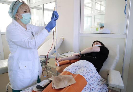 Russia Ukraine Military Operation Blood Donors