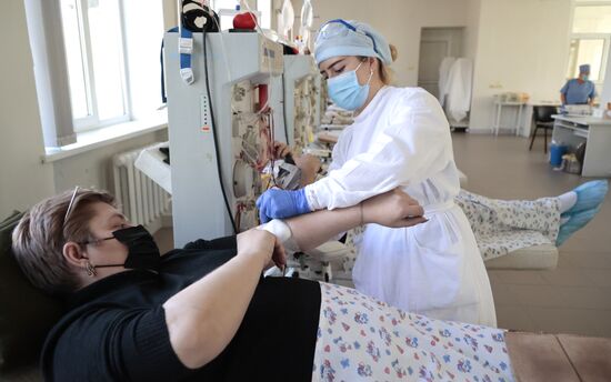 Russia Ukraine Military Operation Blood Donors