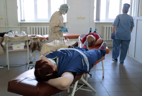 Russia Ukraine Military Operation Blood Donors