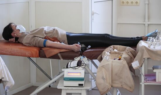 Russia Ukraine Military Operation Blood Donors