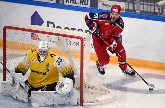 Russia Ice Hockey Kontinental League CSKA - Severstal