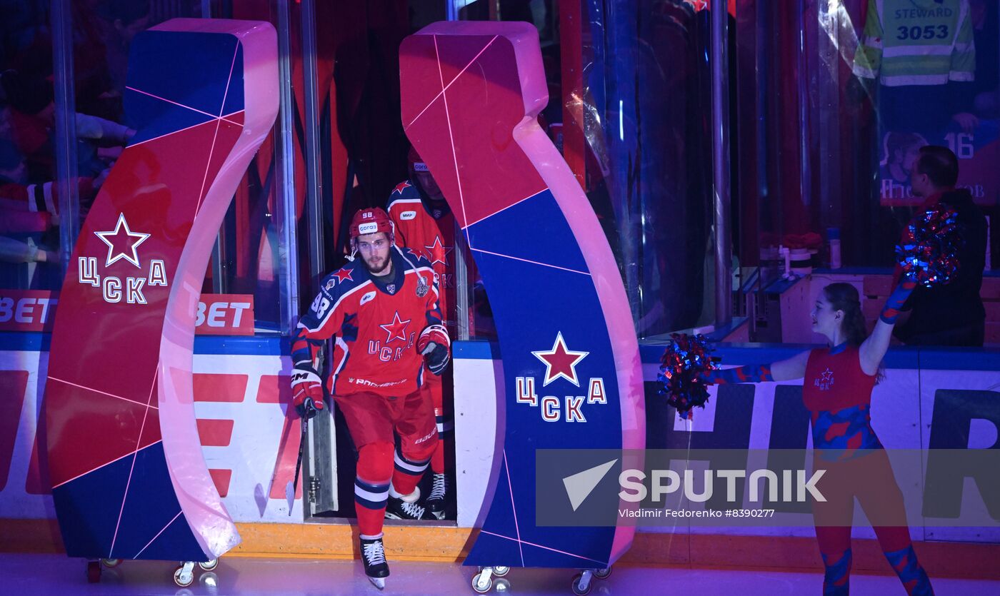 Russia Ice Hockey Kontinental League CSKA - Severstal