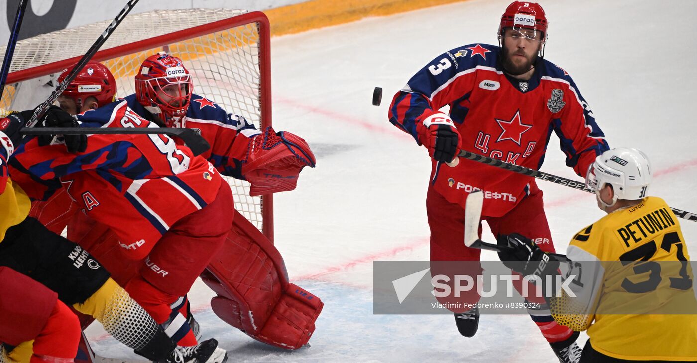 Russia Ice Hockey Kontinental League CSKA - Severstal