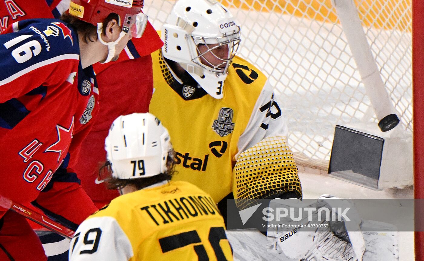 Russia Ice Hockey Kontinental League CSKA - Severstal