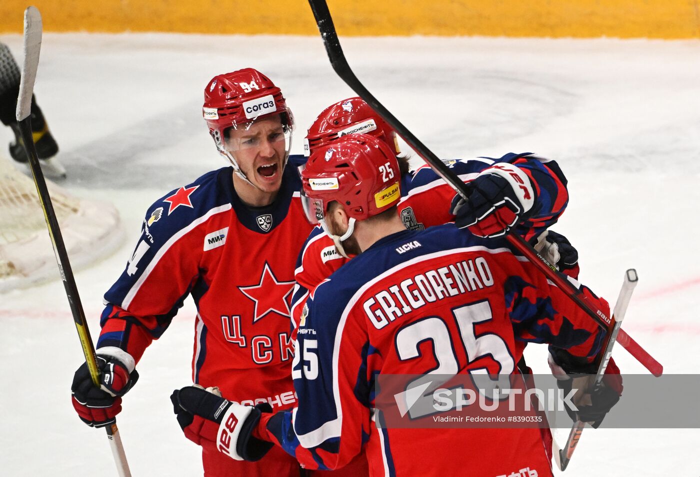 Russia Ice Hockey Kontinental League CSKA - Severstal