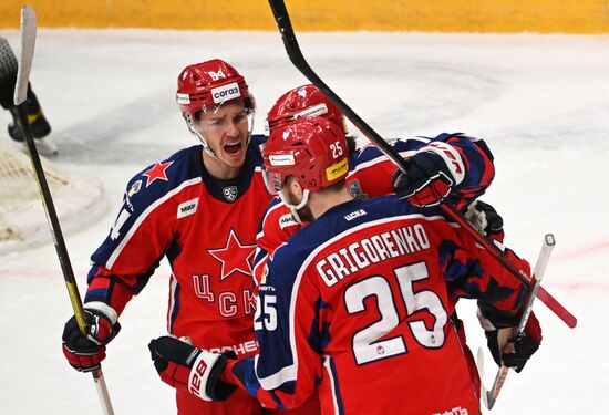 Russia Ice Hockey Kontinental League CSKA - Severstal