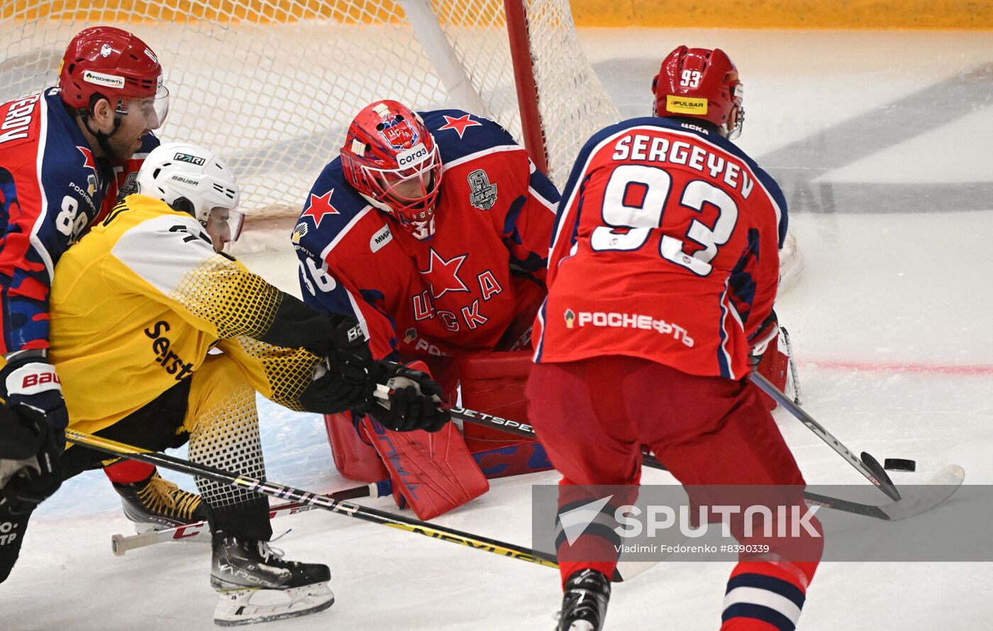 Russia Ice Hockey Kontinental League CSKA - Severstal