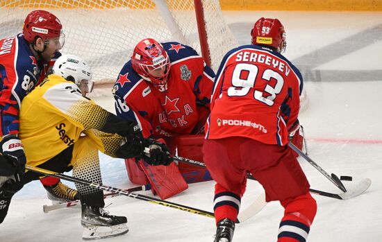 Russia Ice Hockey Kontinental League CSKA - Severstal