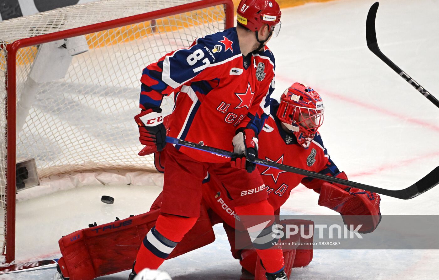 Russia Ice Hockey Kontinental League CSKA - Severstal