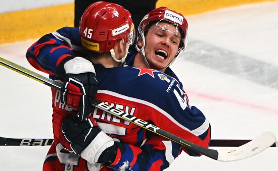 Russia Ice Hockey Kontinental League CSKA - Severstal