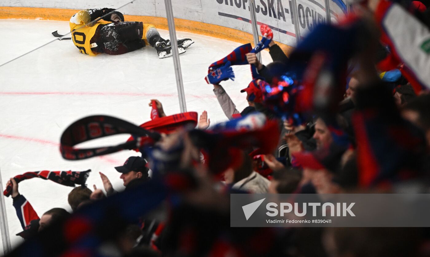 Russia Ice Hockey Kontinental League CSKA - Severstal