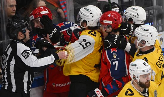 Russia Ice Hockey Kontinental League CSKA - Severstal