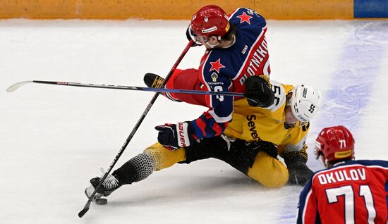 Russia Ice Hockey Kontinental League CSKA - Severstal