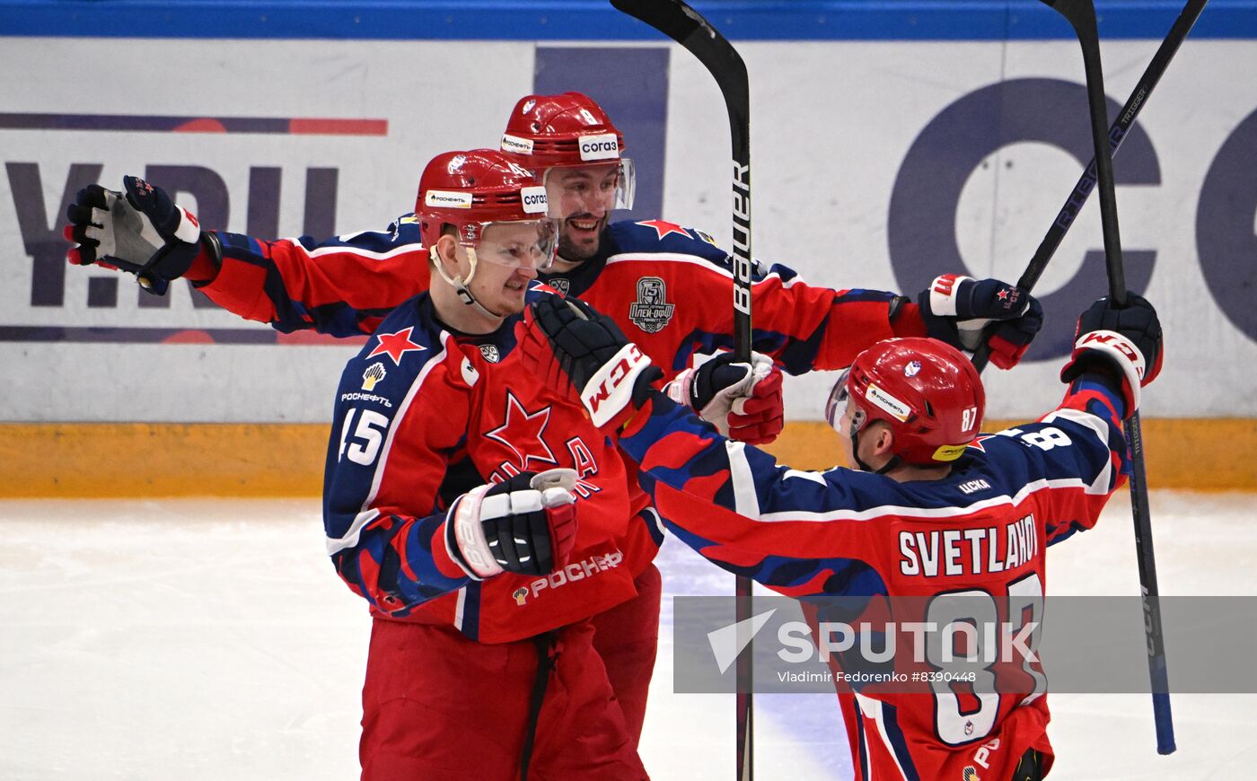 Russia Ice Hockey Kontinental League CSKA - Severstal