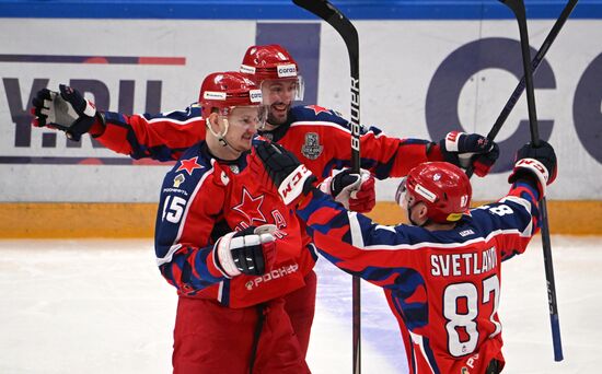 Russia Ice Hockey Kontinental League CSKA - Severstal