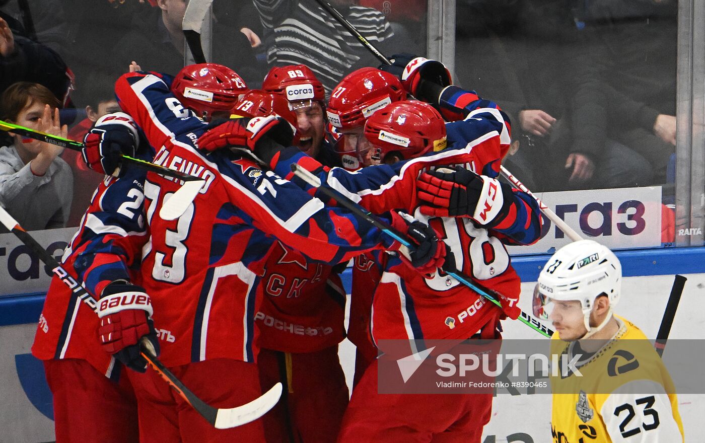 Russia Ice Hockey Kontinental League CSKA - Severstal