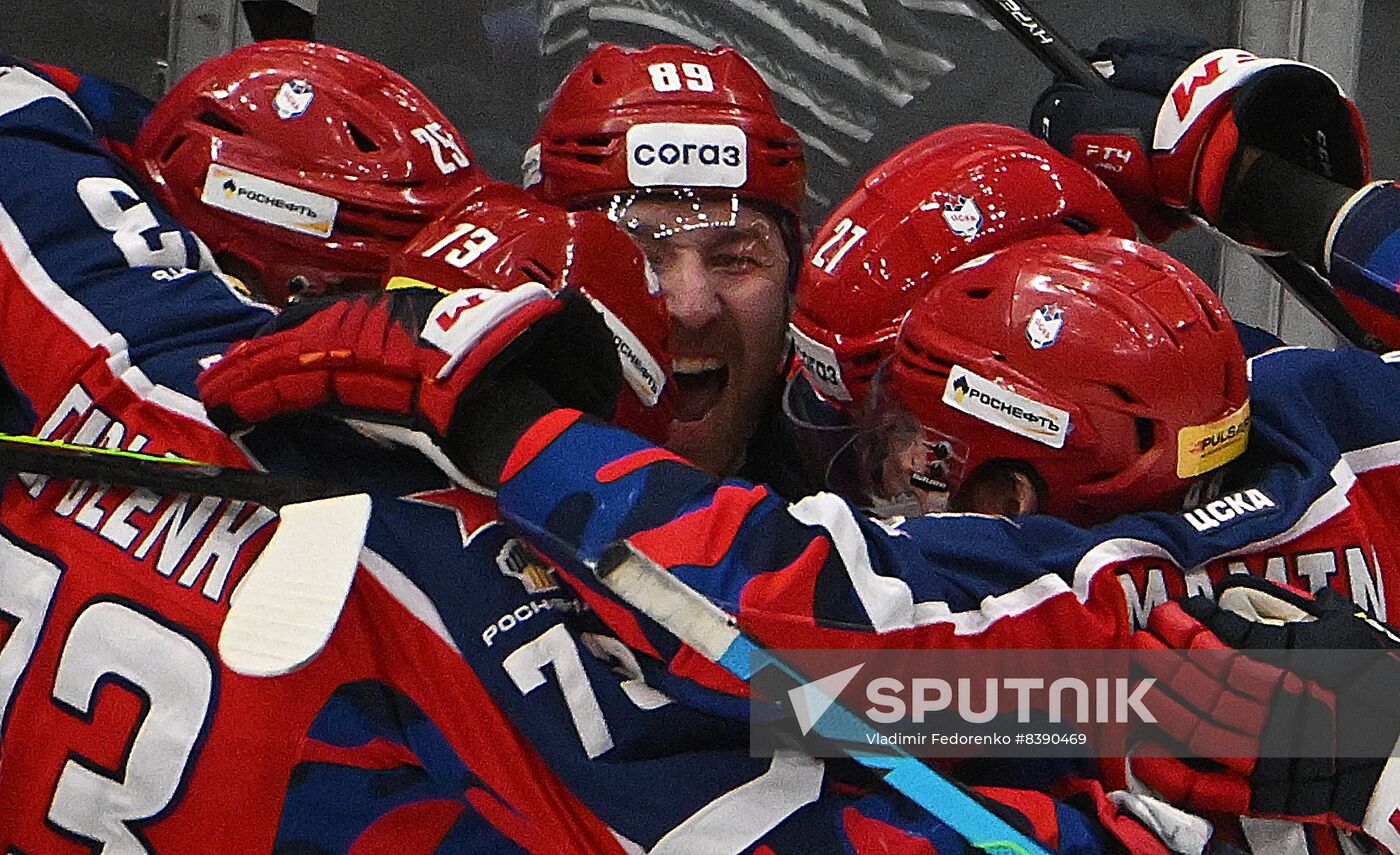 Russia Ice Hockey Kontinental League CSKA - Severstal