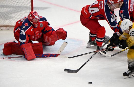 Russia Ice Hockey Kontinental League CSKA - Severstal