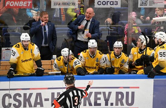 Russia Ice Hockey Kontinental League CSKA - Severstal