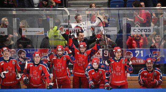 Russia Ice Hockey Kontinental League CSKA - Severstal