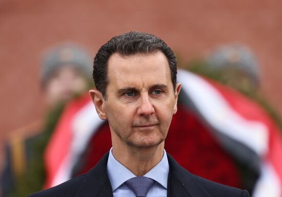 Russia Syria Wreath Laying