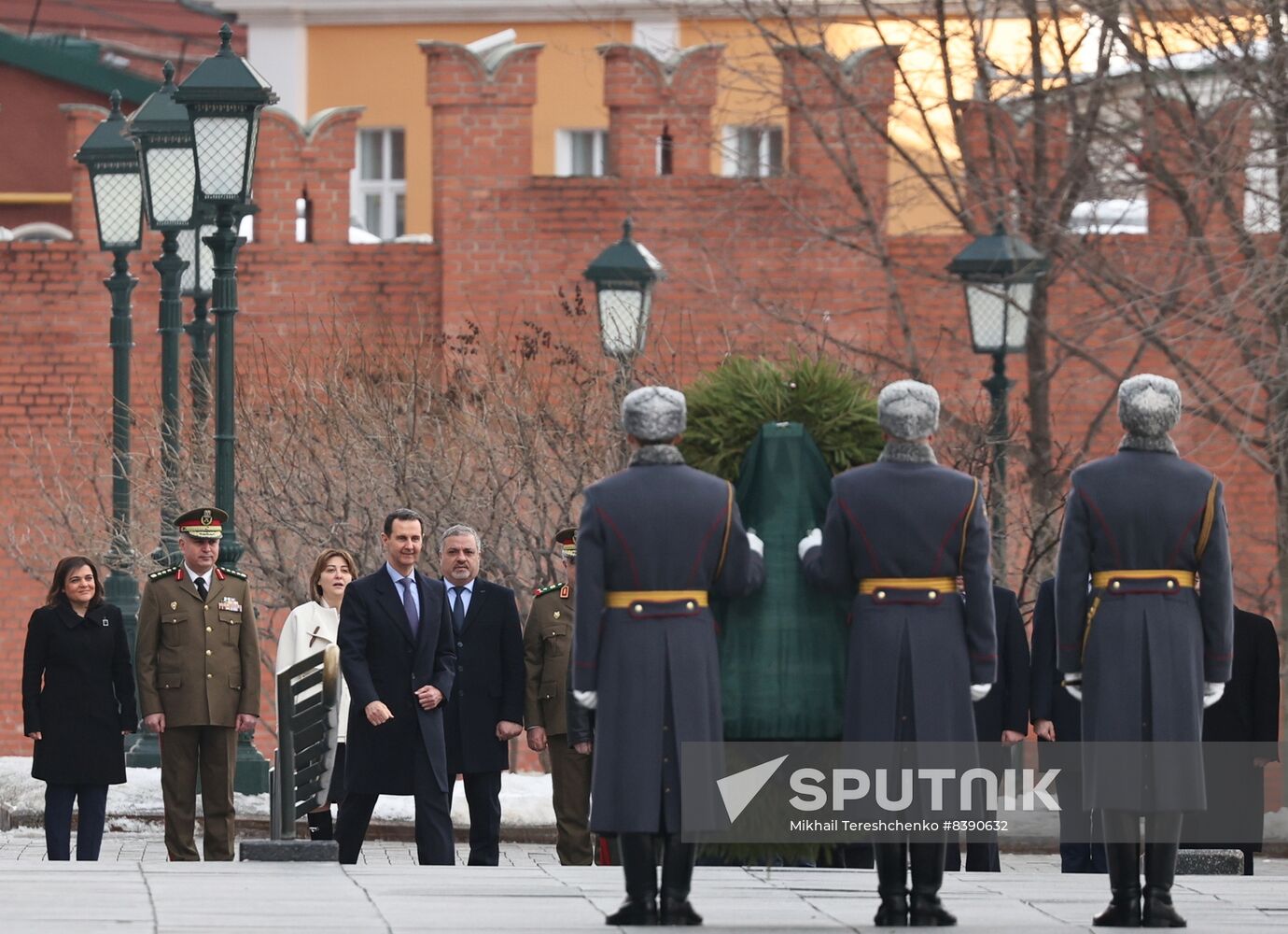 Russia Syria Wreath Laying