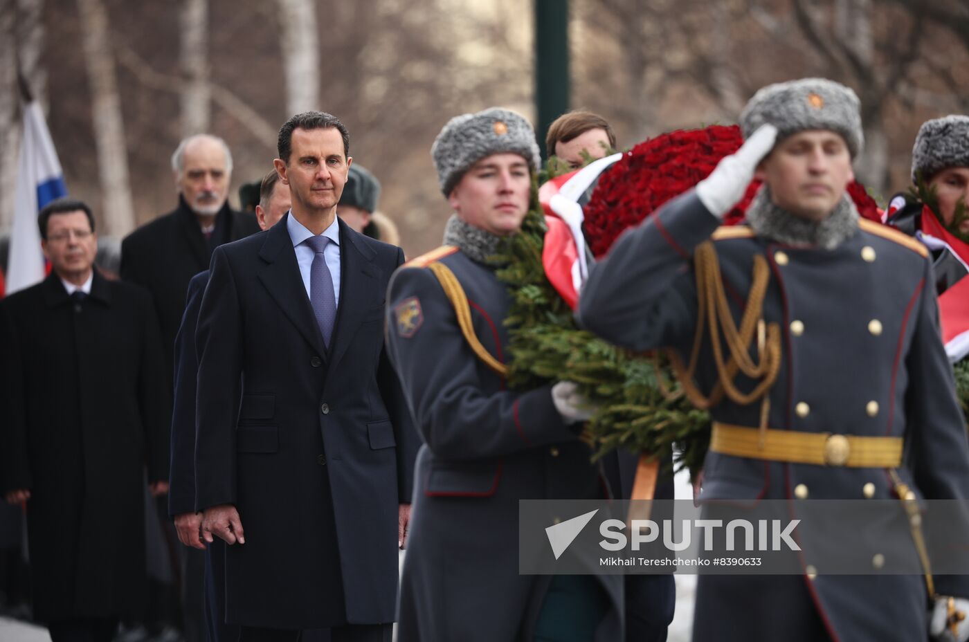 Russia Syria Wreath Laying