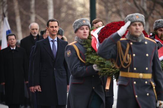 Russia Syria Wreath Laying