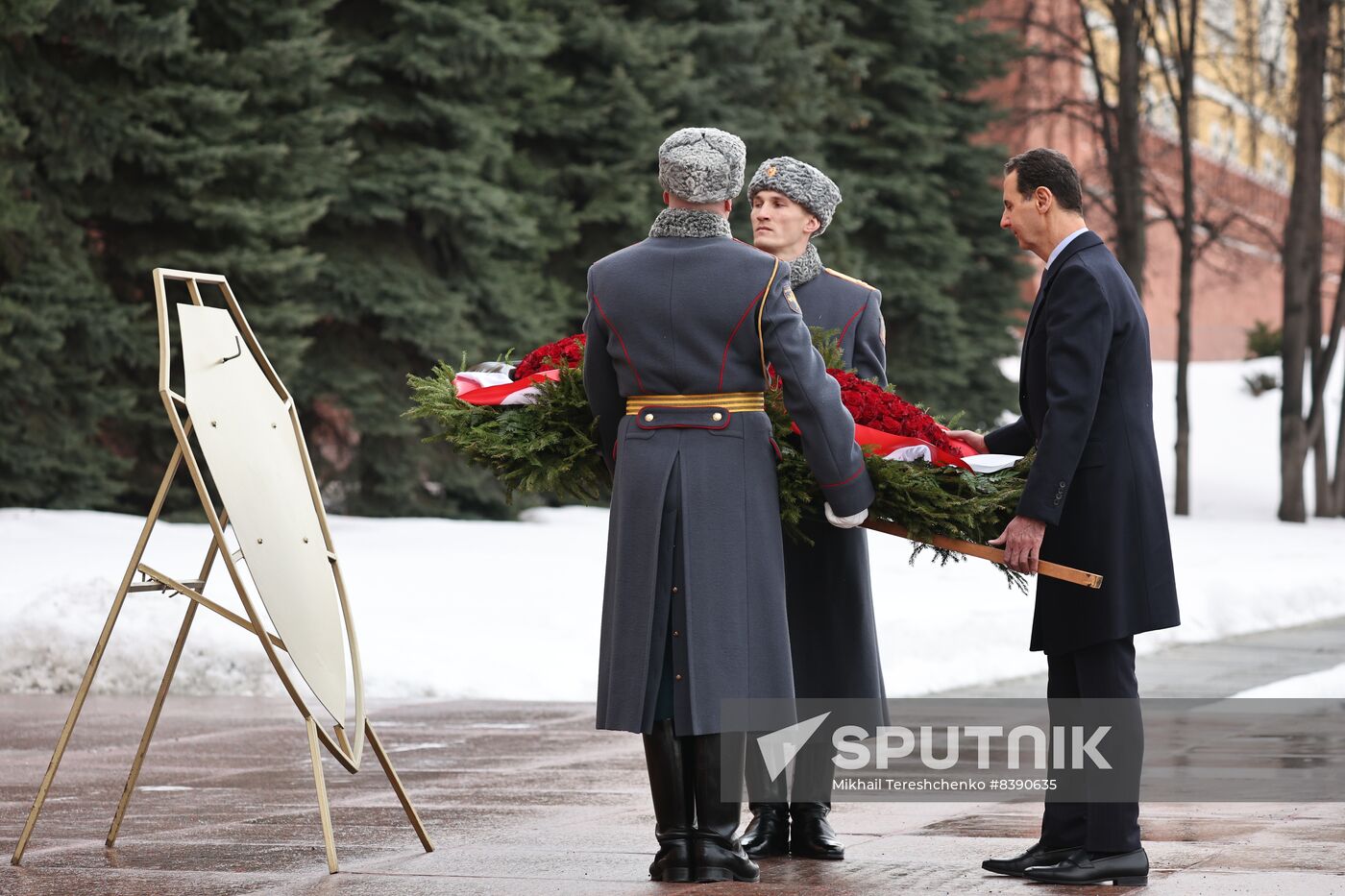 Russia Syria Wreath Laying