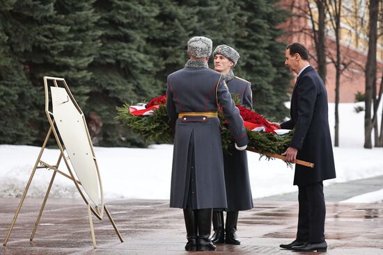 Russia Syria Wreath Laying