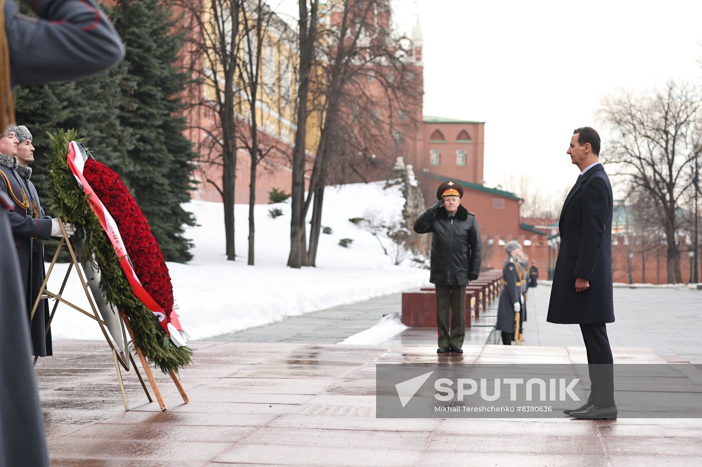 Russia Syria Wreath Laying