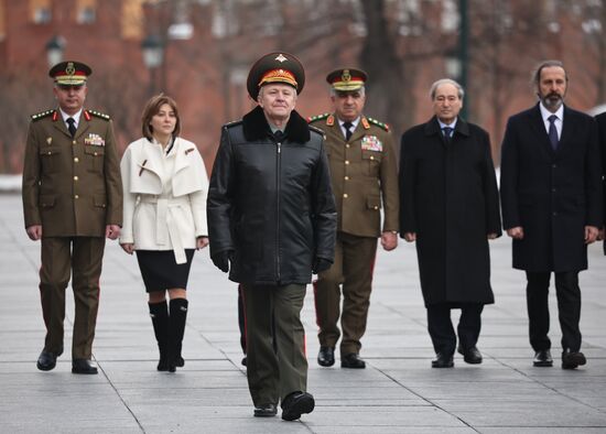 Russia Syria Wreath Laying