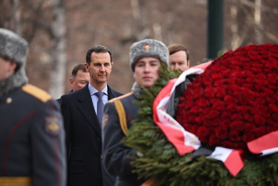 Russia Syria Wreath Laying