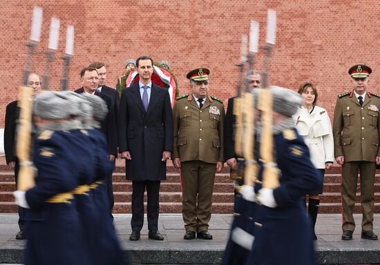 Russia Syria Wreath Laying