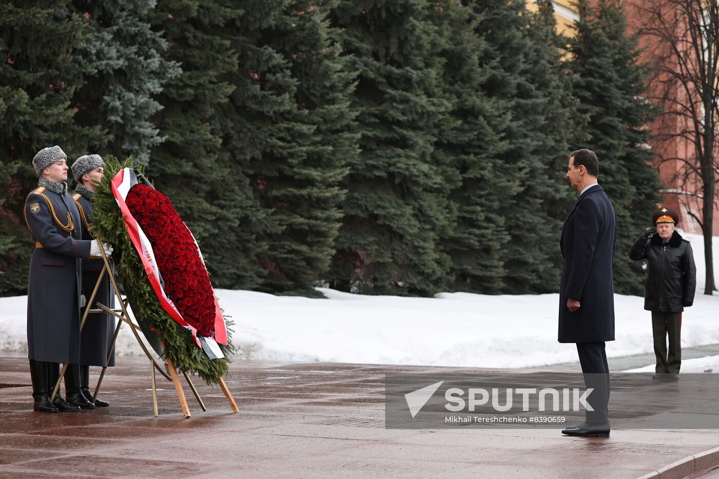 Russia Syria Wreath Laying