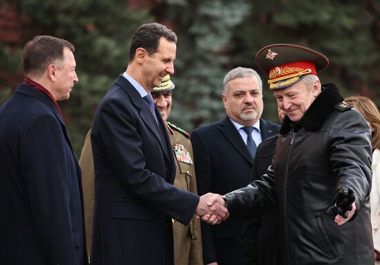 Russia Syria Wreath Laying